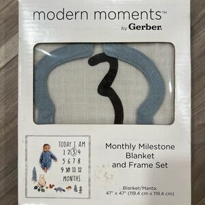 NWT Gerber Monthly Milestone blanket